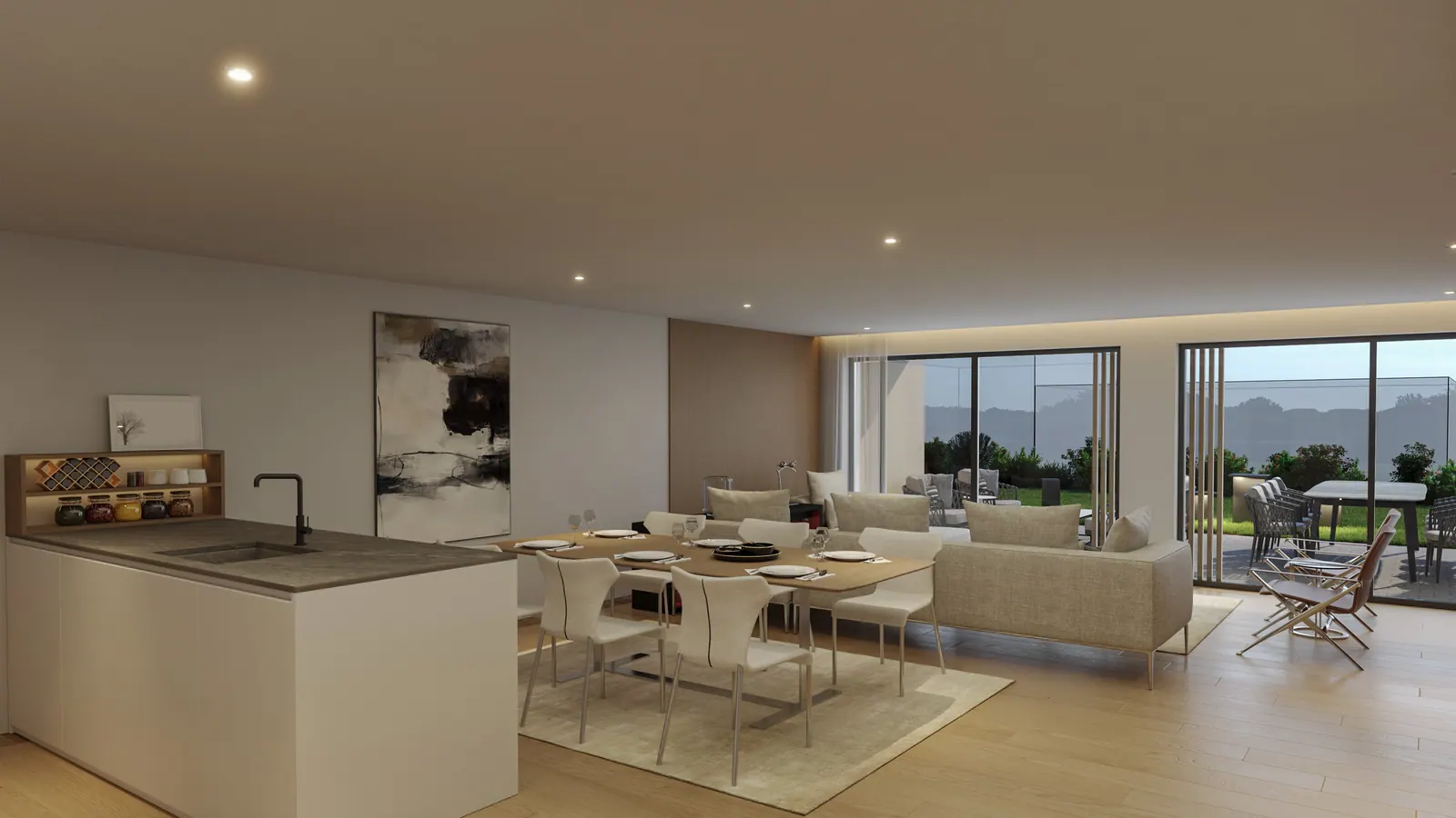 Wohnung Nr. 3 im Neubau Fahrwangen AG – Visualisierung Ansicht 6