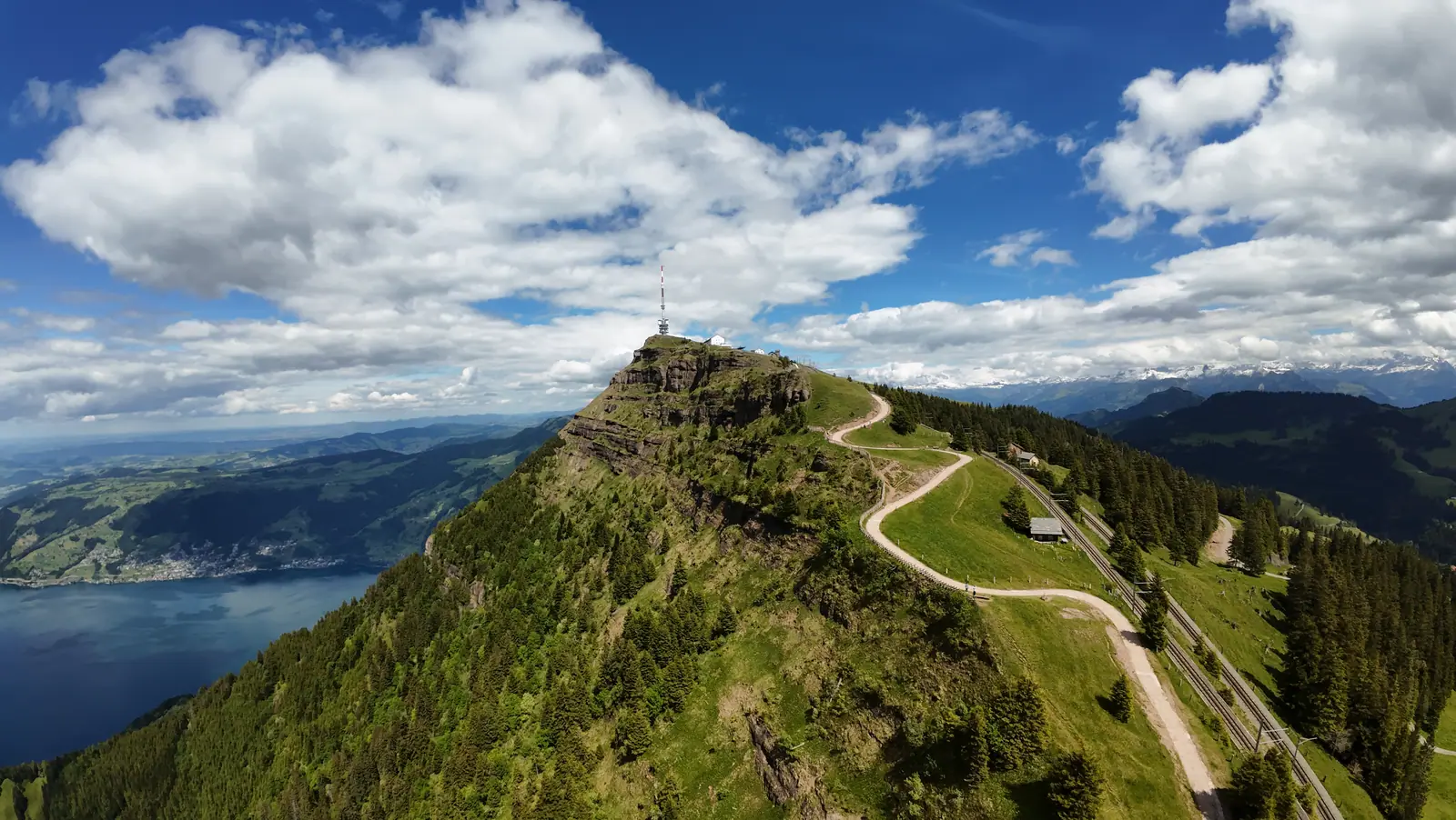 The Rigi between Lake Zug and Lake Lucerne