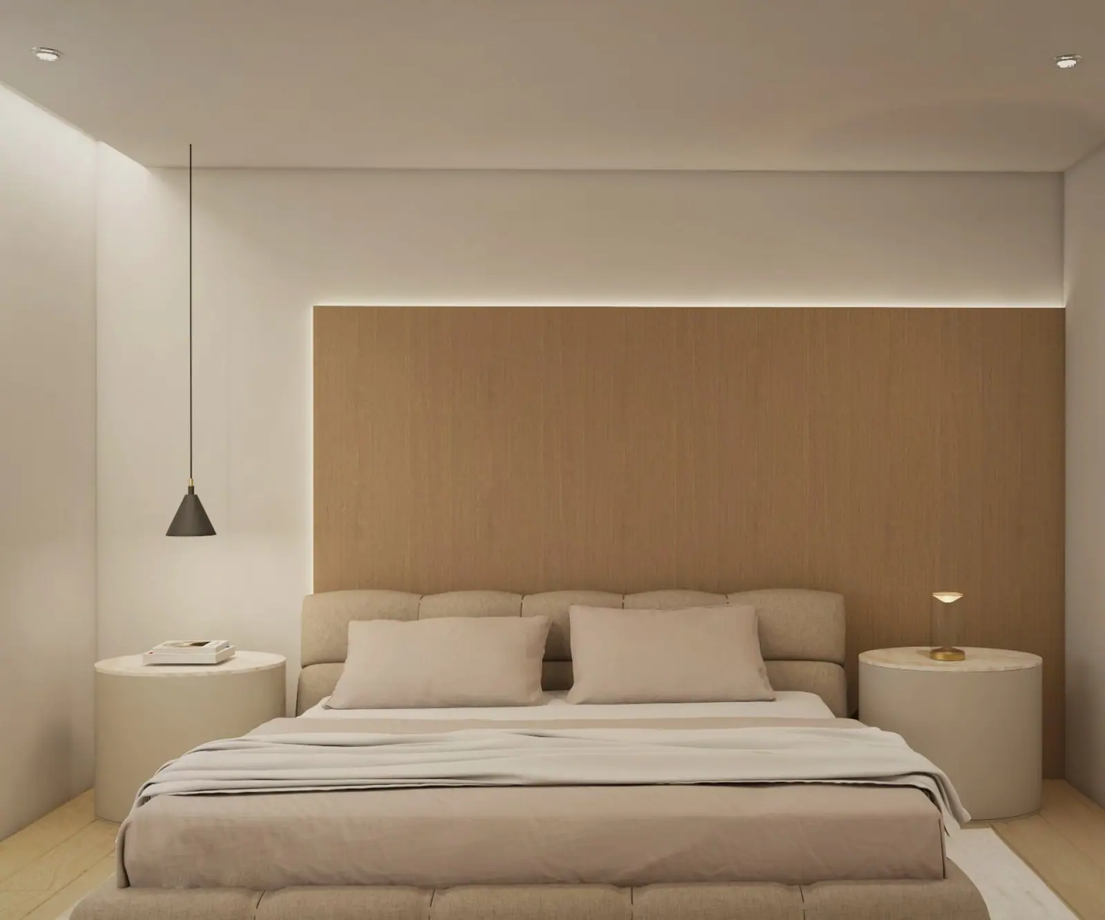 Visualisierung: Schlafzimmer – Gartenwohnung in Fahrwangen AG