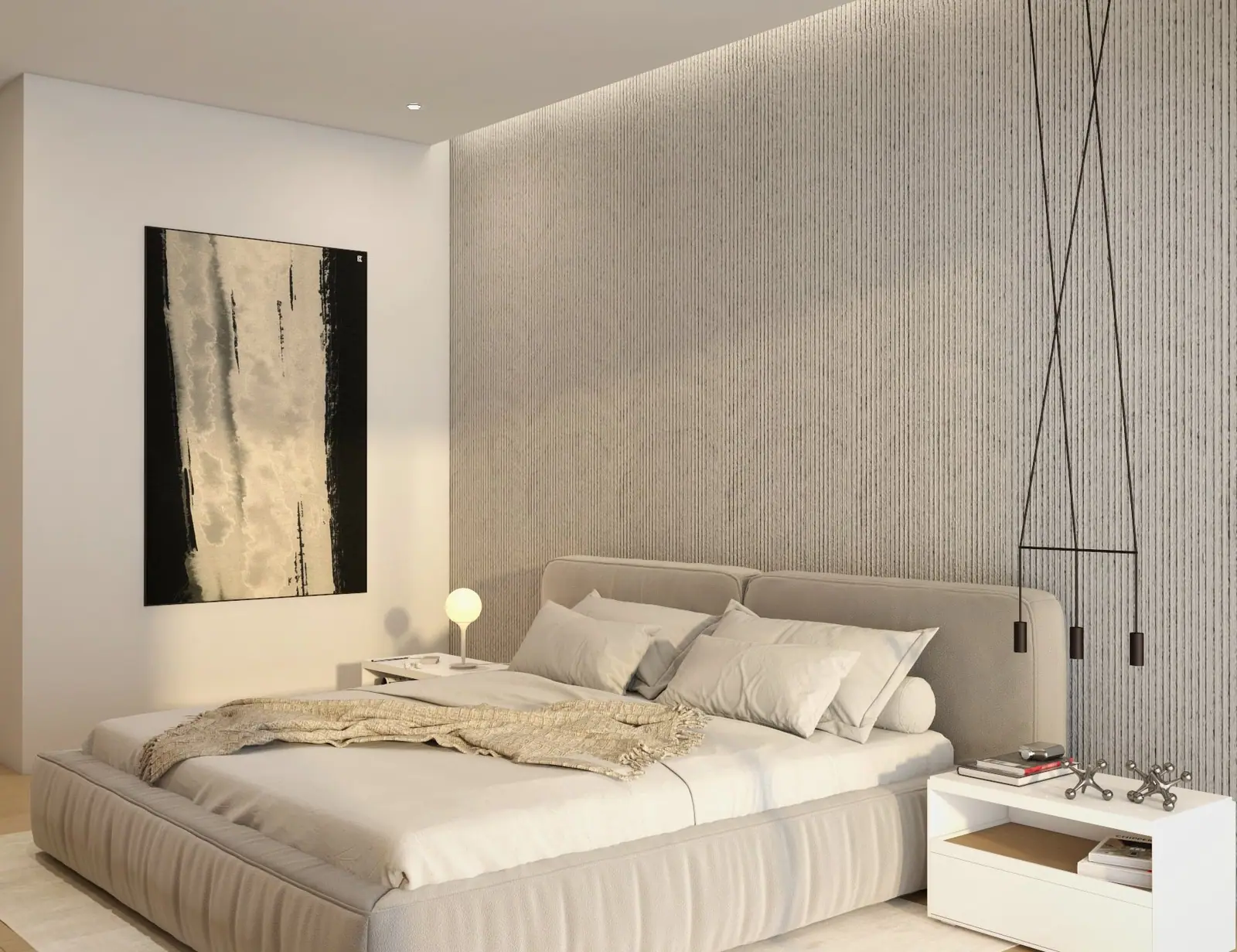 Visualisierung: Schlafzimmer – Penthouse in Fahrwangen AG